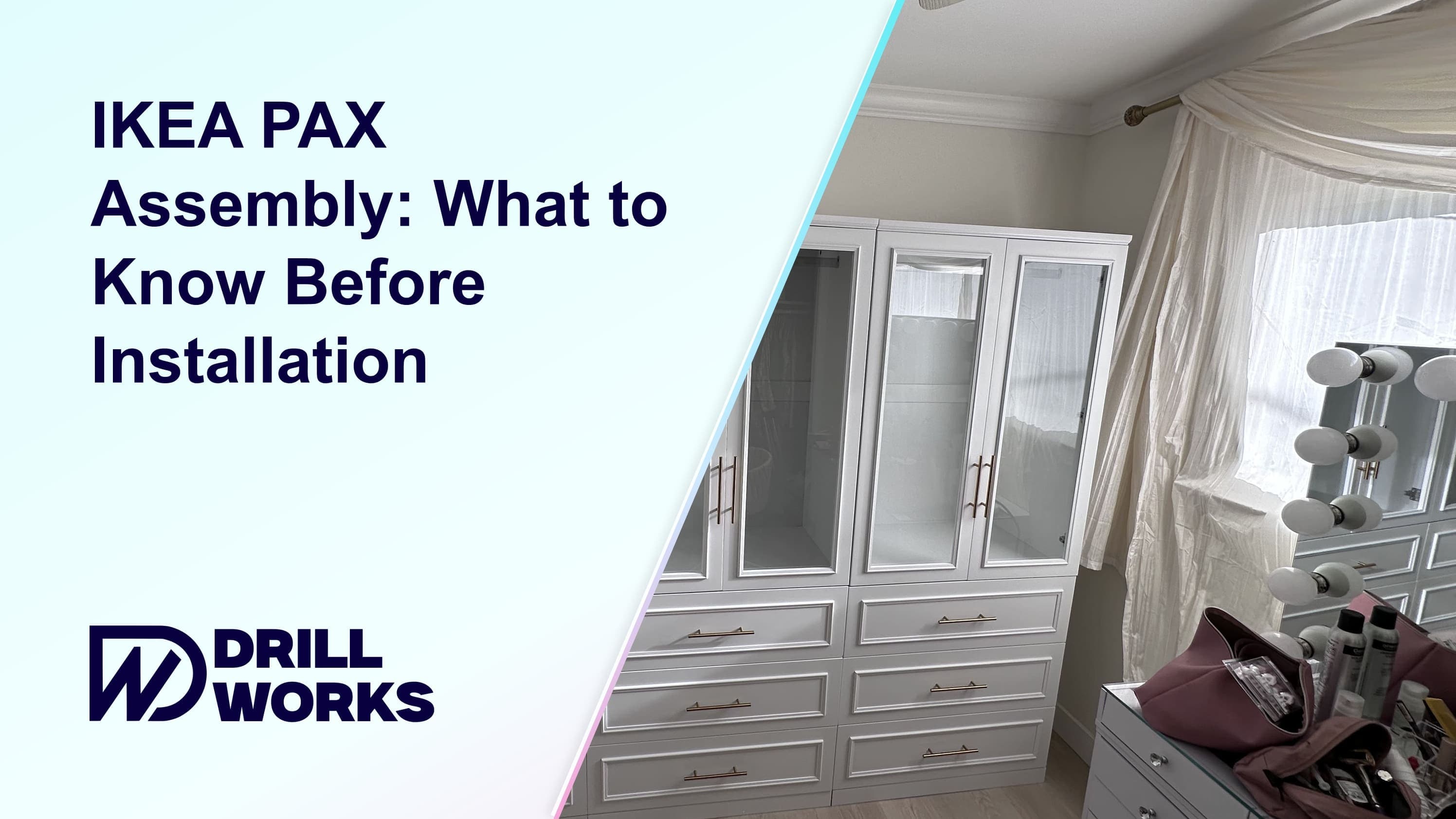 DrillWorks blog thumbnail for IKEA PAX assembly planning