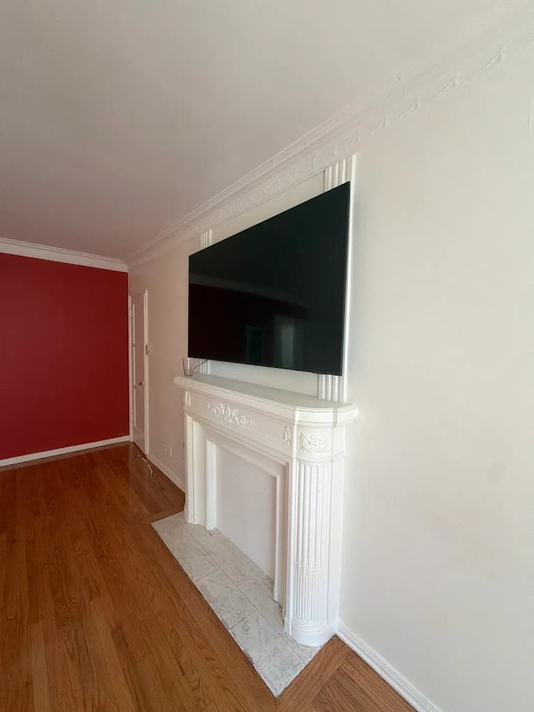 Frame TV and low-profile mounting