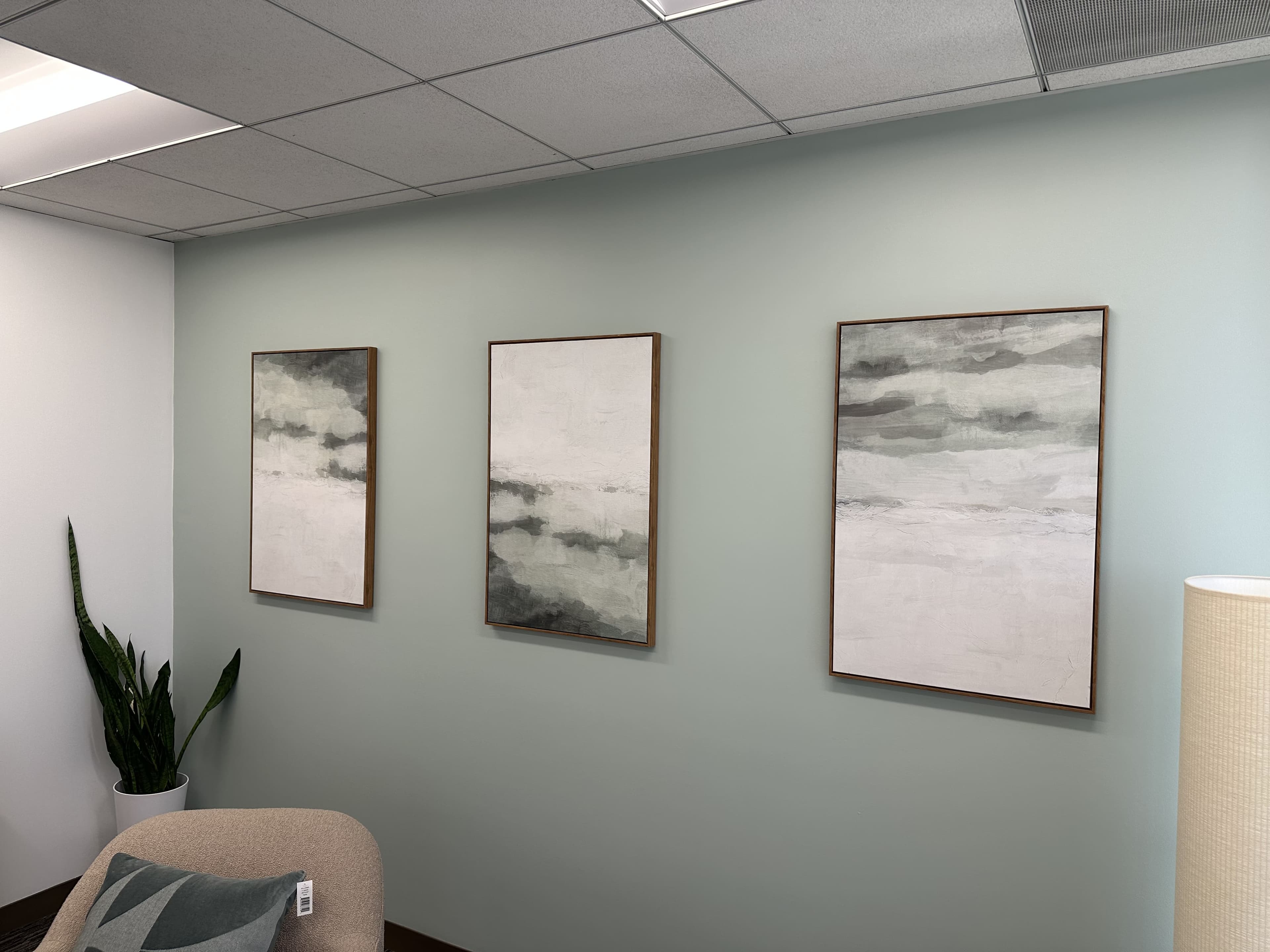 Wall decor installed level and secure
