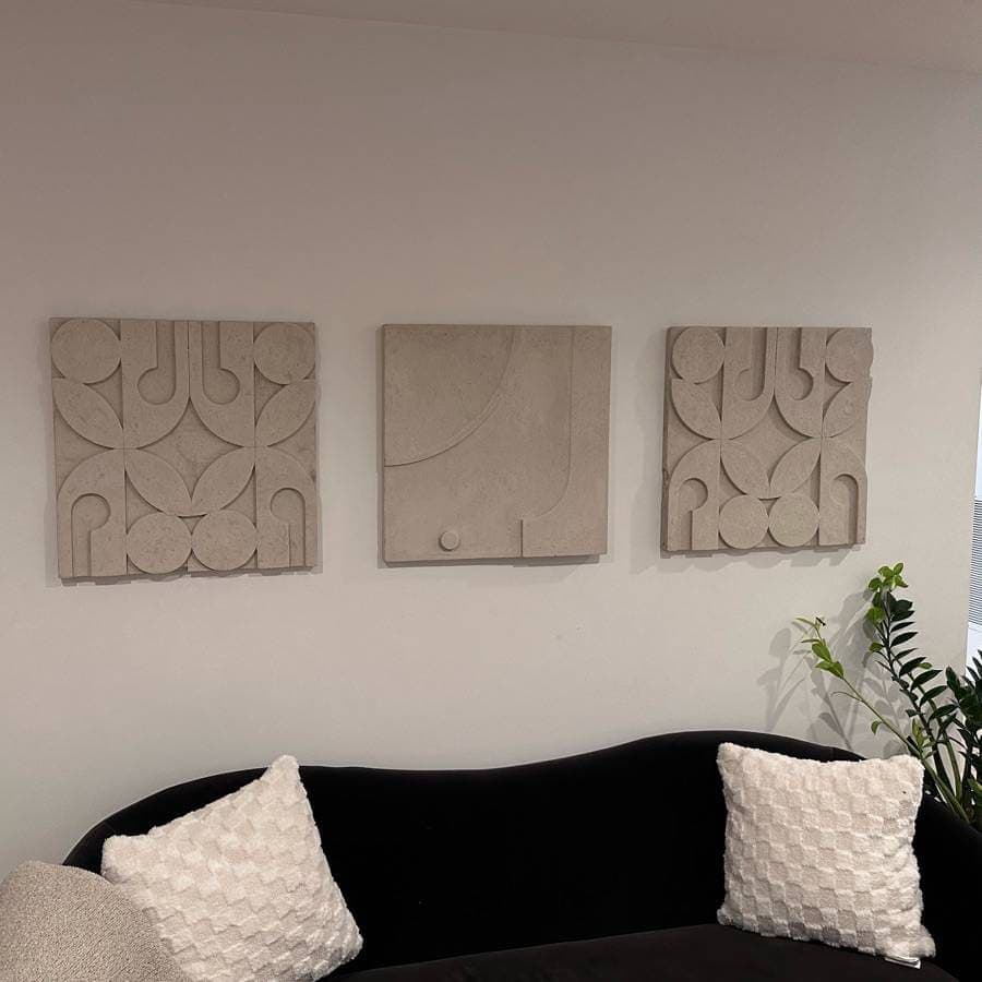 Wall decor installed level and secure