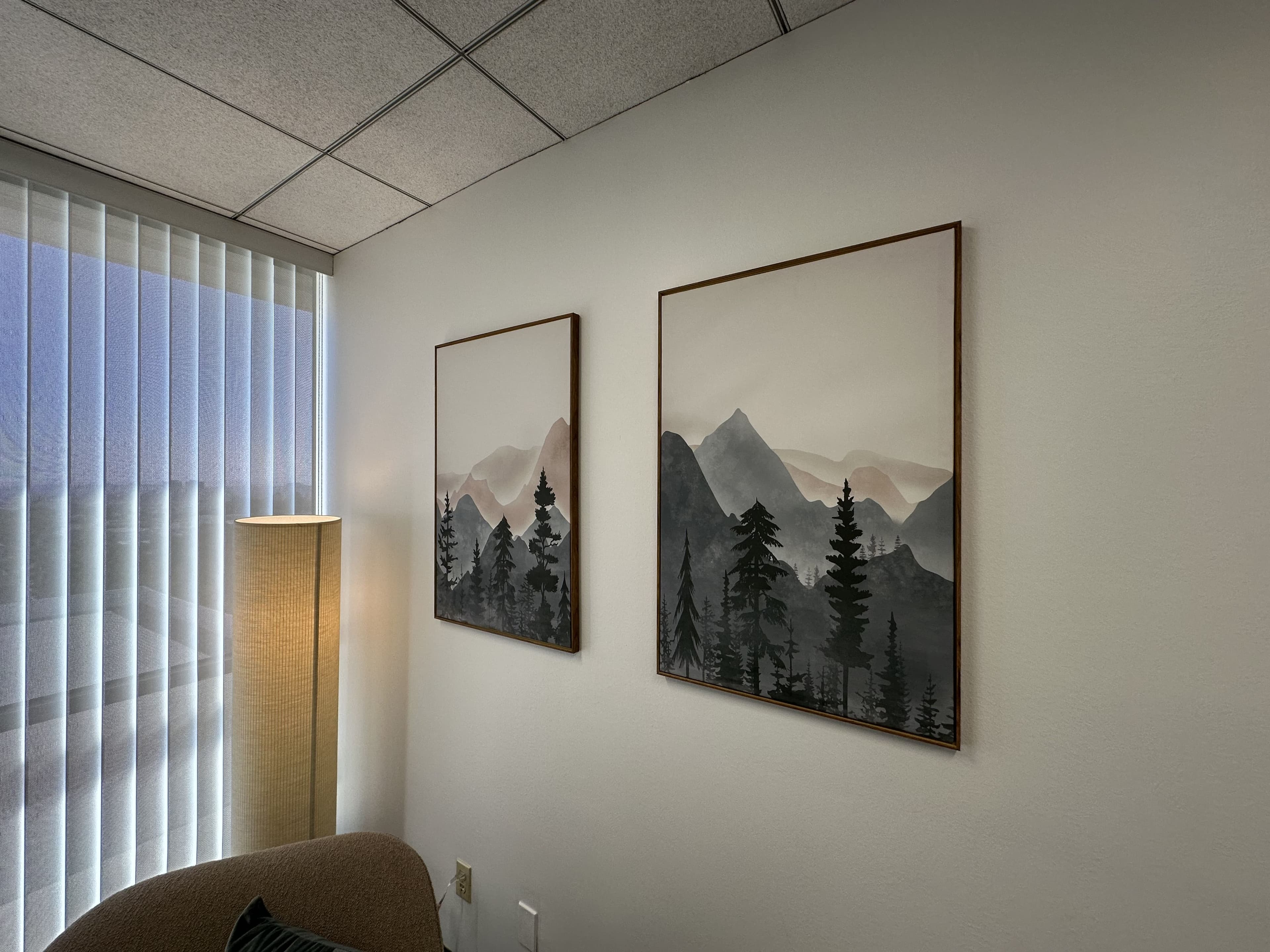 Wall decor installed level and secure