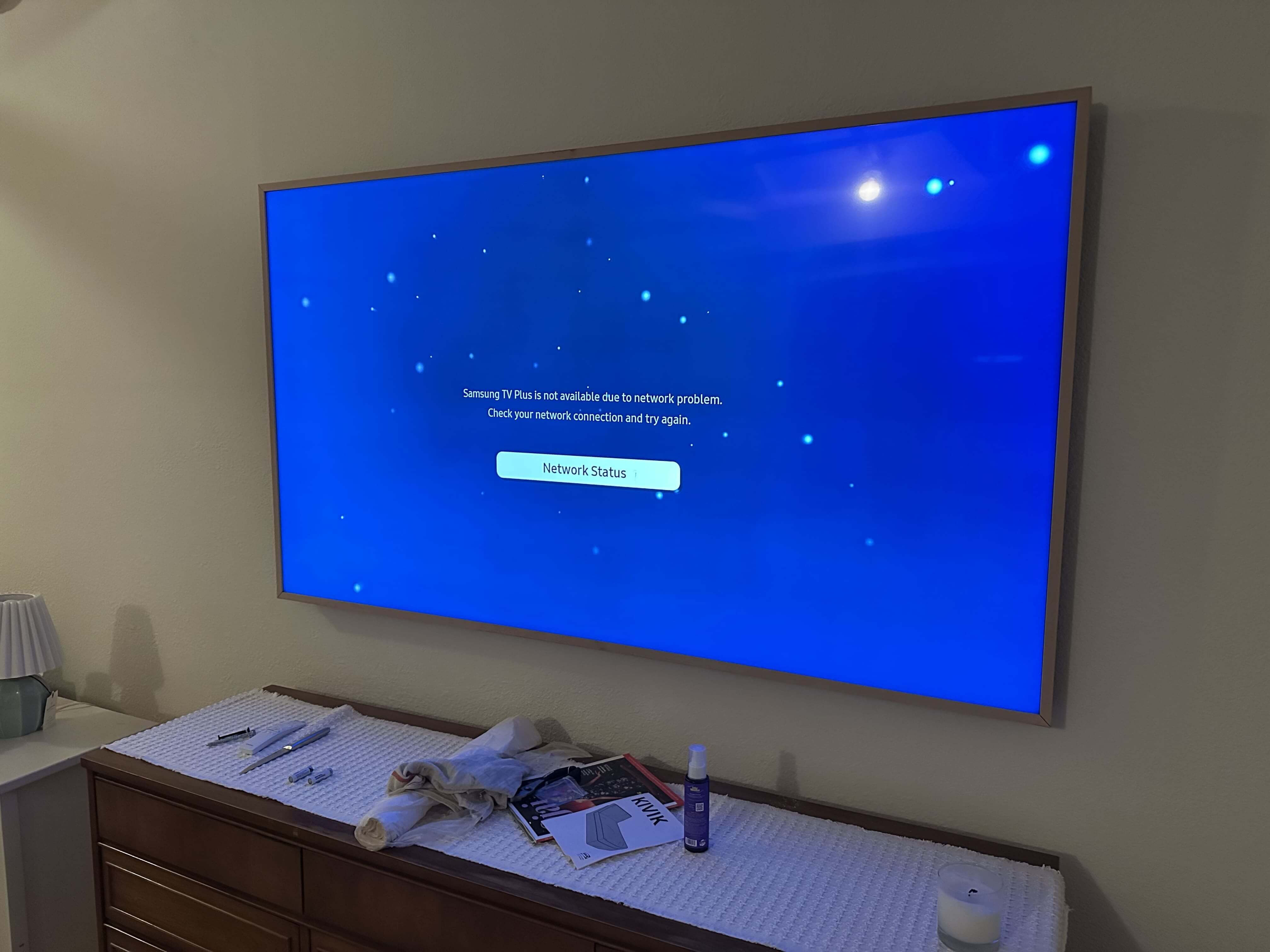 Frame TV and low-profile mounting